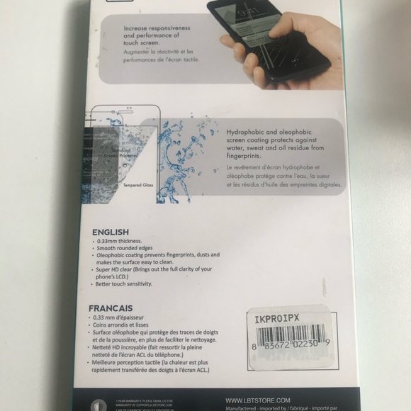 Tempered Glass Screen Protector for Smartphones - Clear - Picture 2 of 2